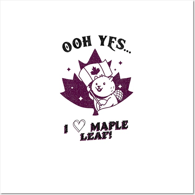 Love the maple leaf Wall Art by JiggyChimp